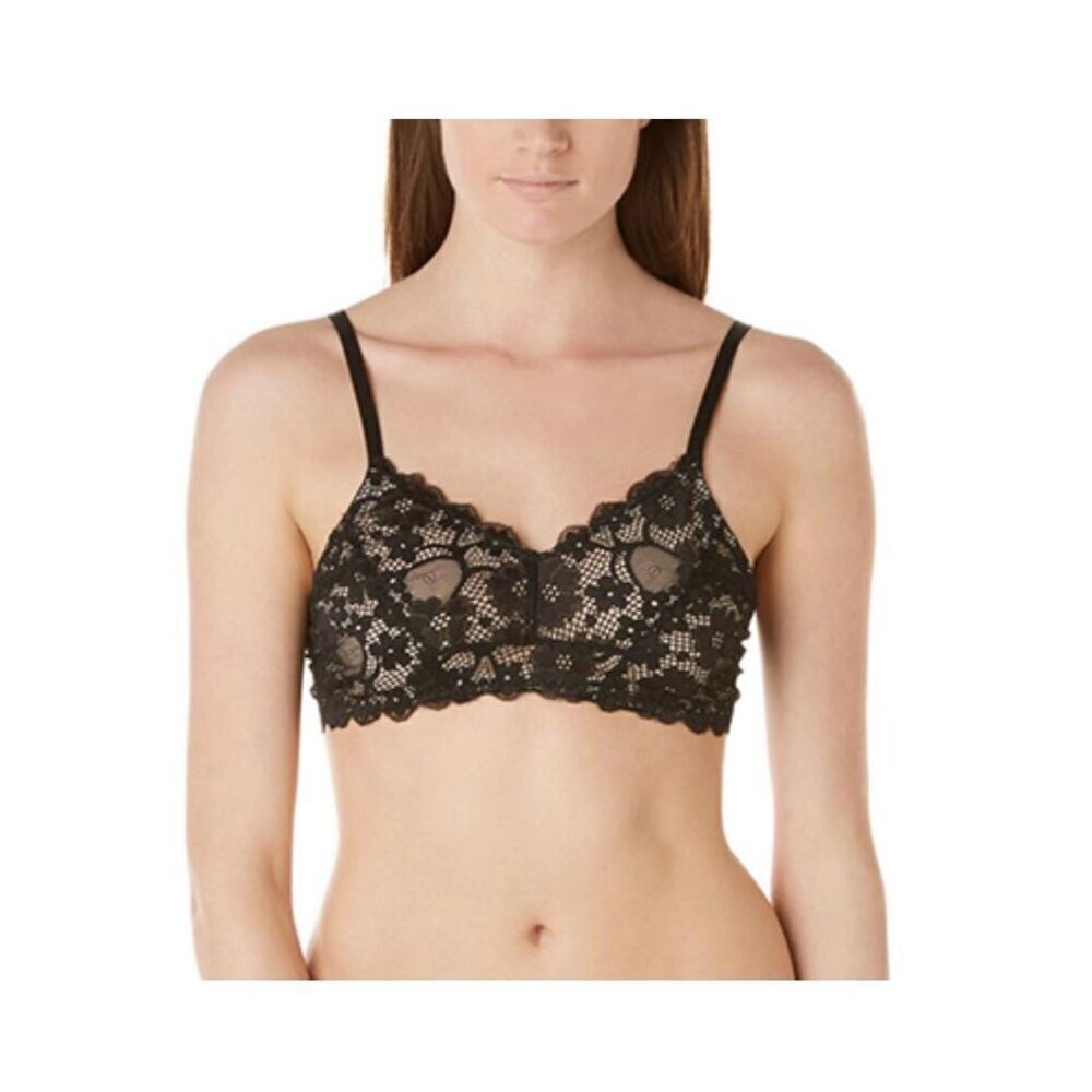 Sociology Black Lace Bralette Size Large